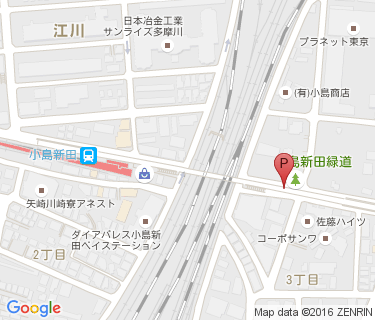小島新田駅自転車等駐車場第3施設の地図