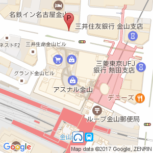 イオン金山店駐輪場 Mapcycleで駐輪場探し